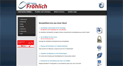 Desktop Screenshot of edv-froehlich.de