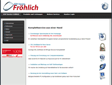 Tablet Screenshot of edv-froehlich.de